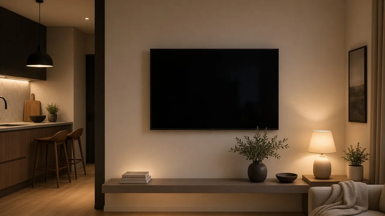 Fernseher am Abend